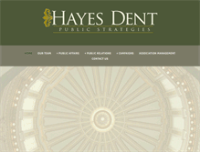 Tablet Screenshot of hayesdent.com